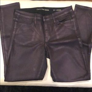 Purple Calvin Klein Jean Leggings